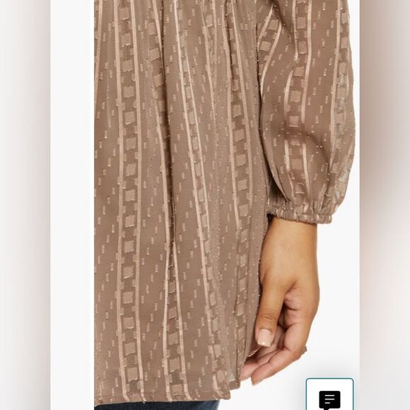 Vero Moda curve ,Yasmin Texture Pattern Peplum Tunic,16W
Euc - Picture 4 of 8